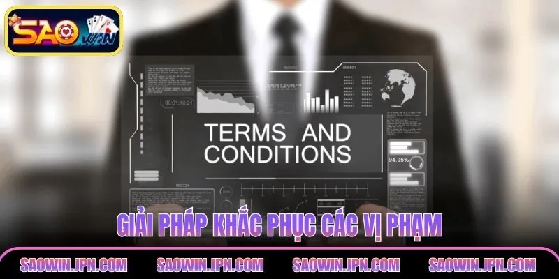 Giải pháp khắc phục các vị phạm